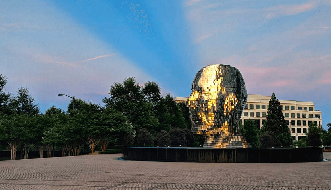 Metalmorphisis, an amazing sculpture in my hometown of Charlotte, NC